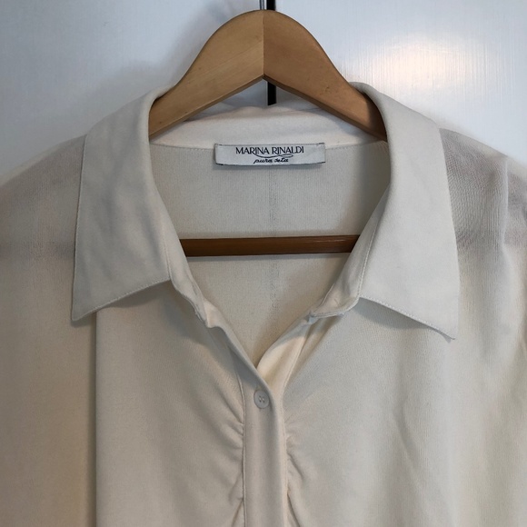 SOLD! Marina Rinaldi Silk blouse - Picture 7 of 8